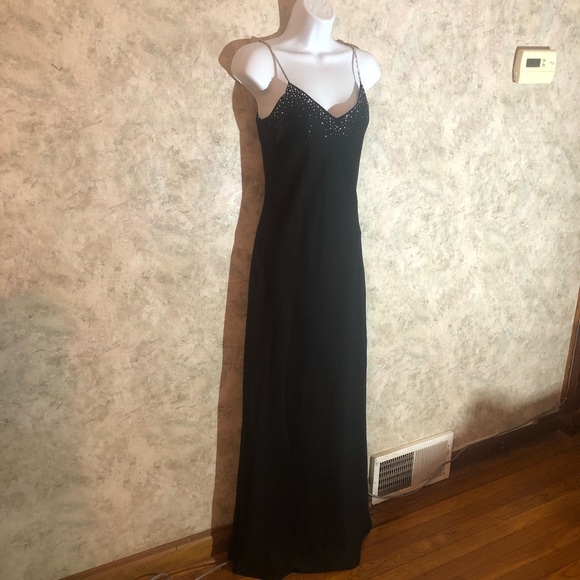 Dave & Johnny Diamond Strap Prom Gown - Picture 9 of 15